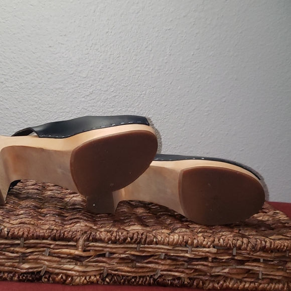 Swedish Hasbeens Peep toe Sandals - Picture 3 of 5